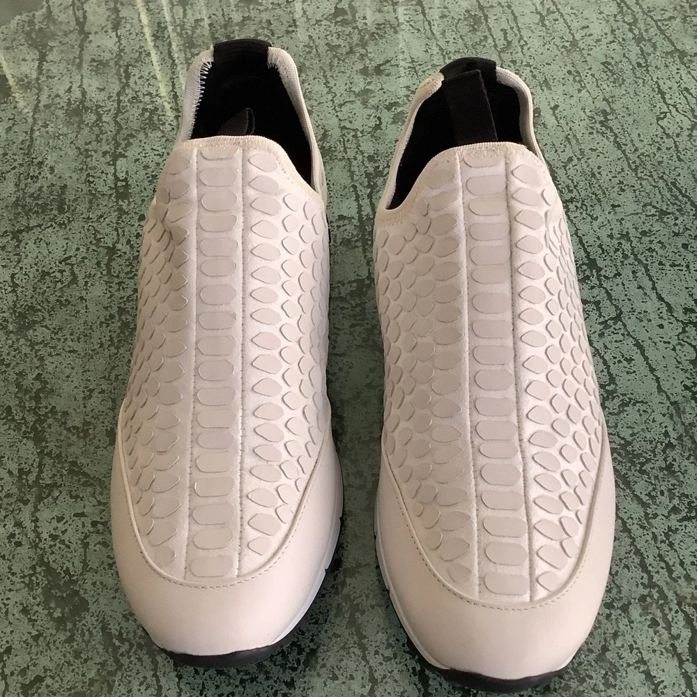 JIMMY CHOO  stretch-suede slip-on Fashion sneakers of women. - Picture 7 of 13